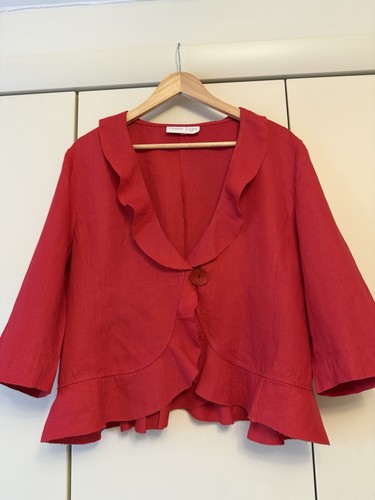 Phase eight linen red short - eight,