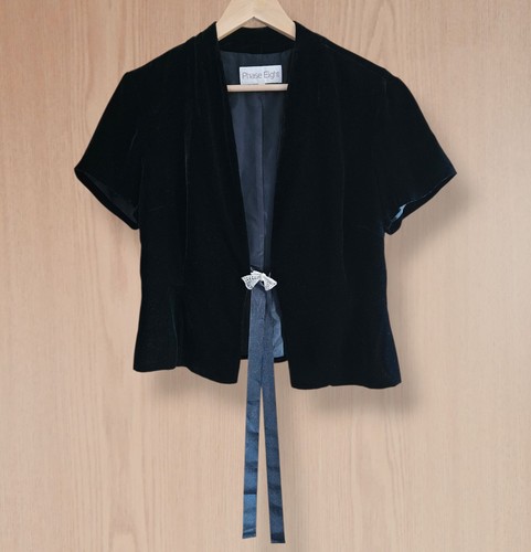 Phase eight black velvet silk - velvet,