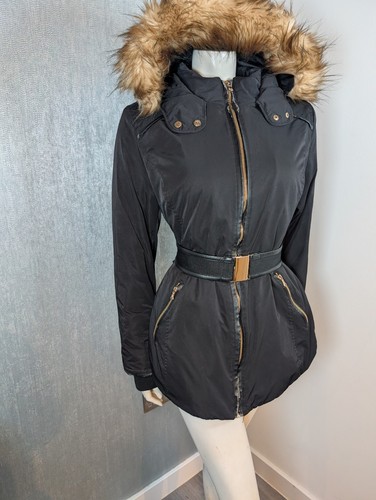 Phase eight black parka coat - phase,