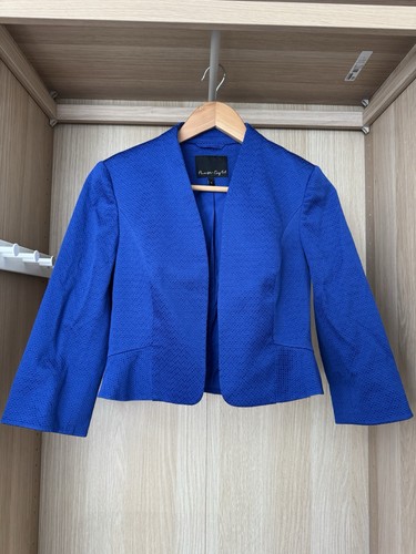 Gorgeous blue cropped tailored - cropped,